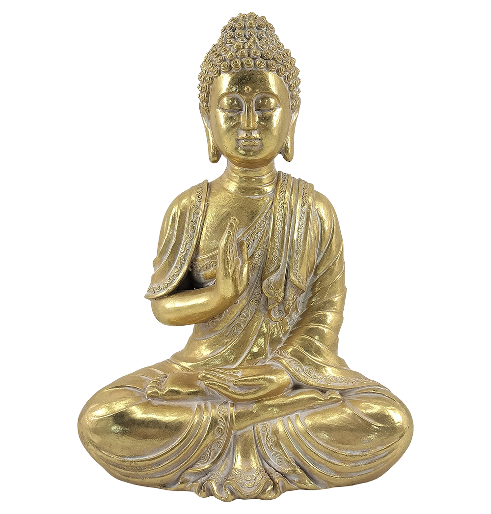 Golden Zen Buddha