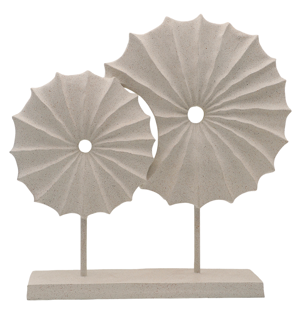 Polyresin Twin Spirals