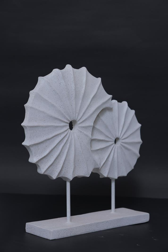Polyresin Twin Spirals