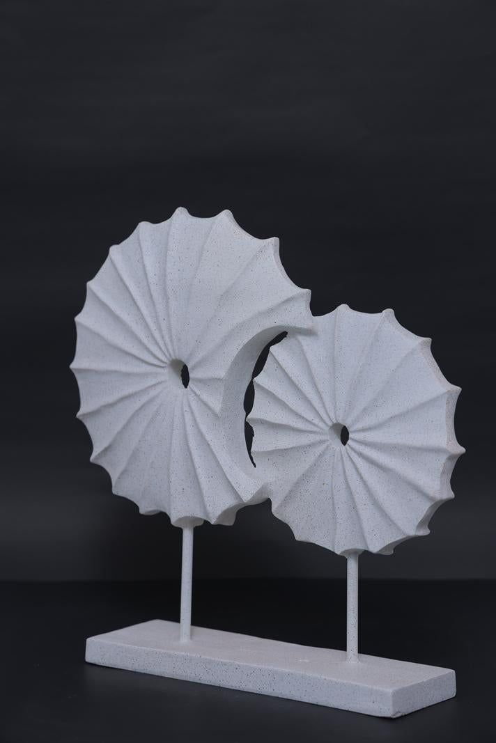 Polyresin Twin Spirals