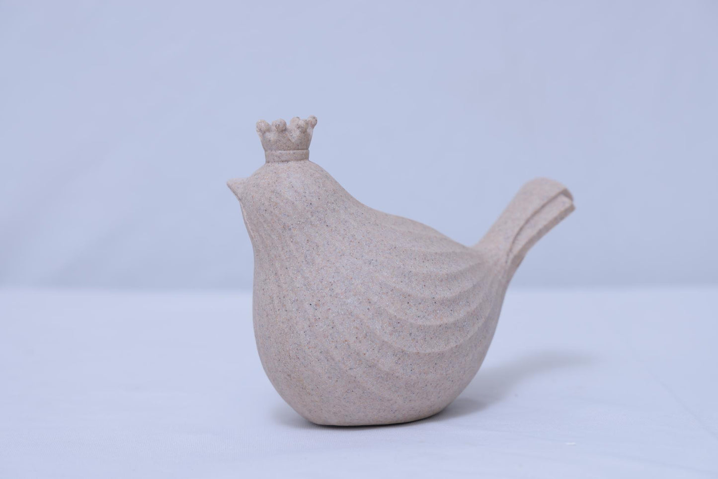 Polyresin - crowned bird